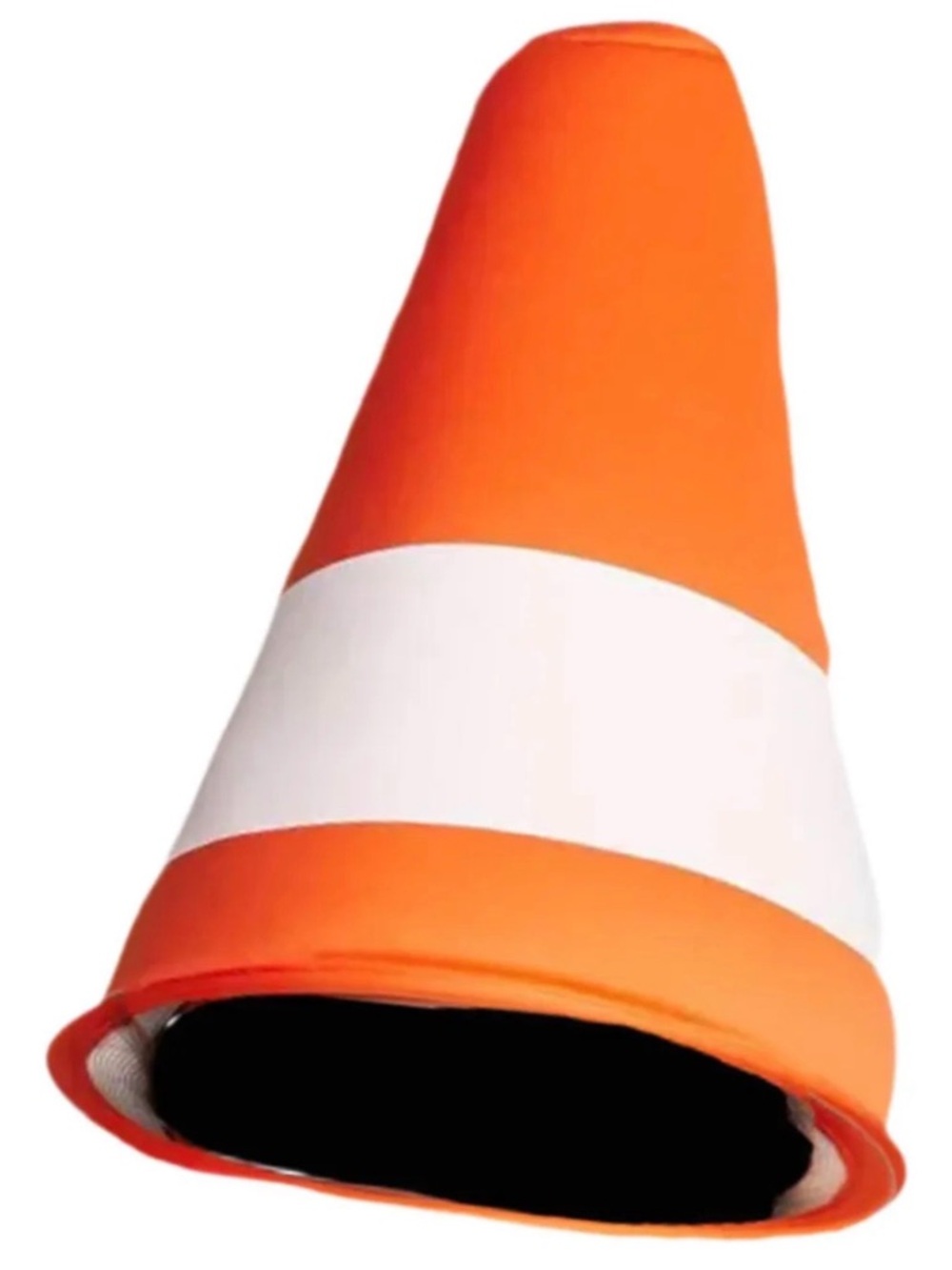 Traffic Cone Hat Novelty Funny Costume Accessory Road. 11.8. X 30.8